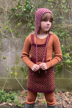 Load image into Gallery viewer, Mabli Brecon Pinafore - Berry - 2Y, 4Y, 6Y