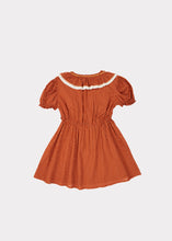 Load image into Gallery viewer, Caramel Orca Dress - Rust Dot - 3Y,4Y