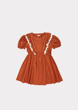 Load image into Gallery viewer, Caramel Orca Dress - Rust Dot - 3Y,4Y