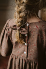 Load image into Gallery viewer, Little Cotton Clothes Judith Dress - rose floral in oak - 3/4Y, 4/5Y