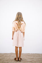 Load image into Gallery viewer, Liilu MINA Apron - Rustic Check, Pistachio, Toffee - 4Y