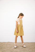 Load image into Gallery viewer, Liilu MINA Apron - Rustic Check, Pistachio, Toffee - 4Y