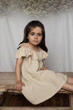 Load image into Gallery viewer, Bebe Organic Birgita Dress - Taupe 3Y Last One