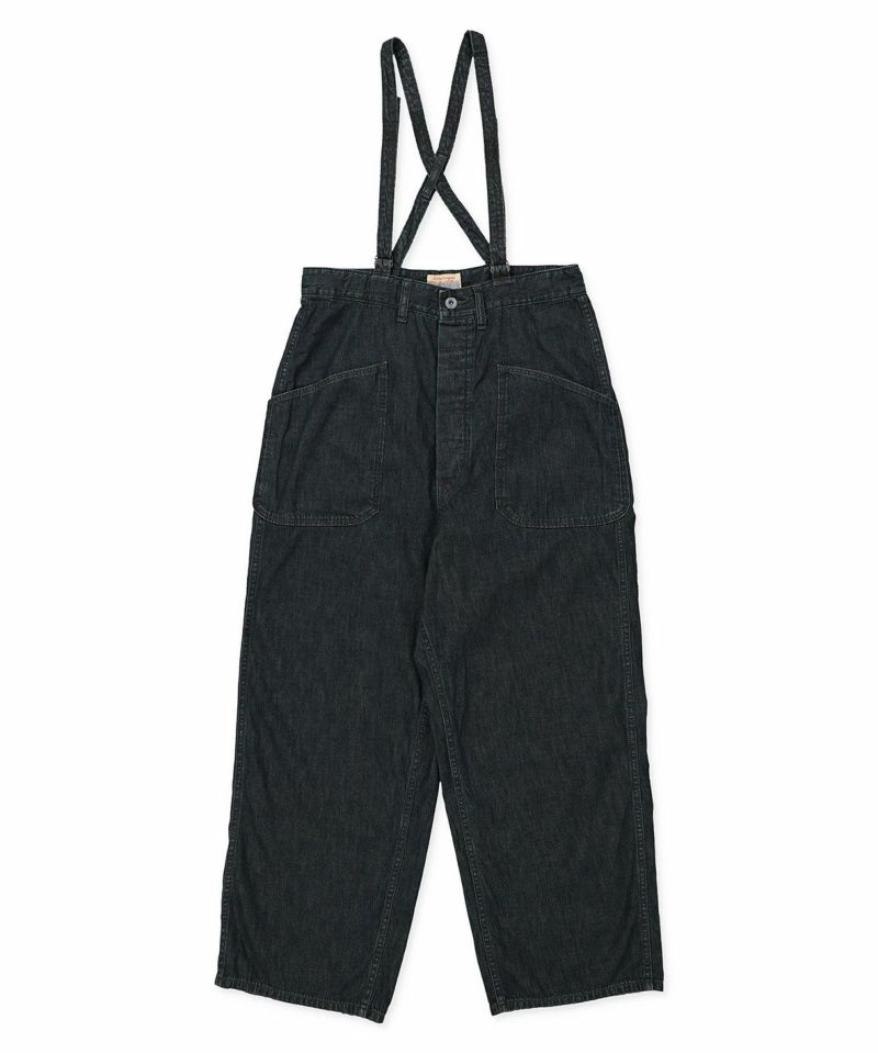 Denim Dungaree 8oz Denum Suspender Pants - 100cm, 120cm
