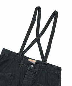 Denim Dungaree 8oz Denum Suspender Pants - 100cm, 120cm