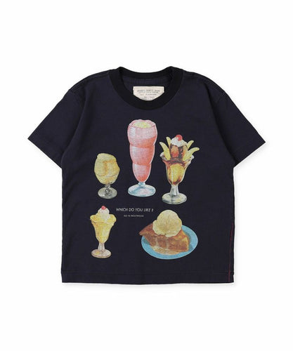 Go To Hollywood Vintage Tenjiku Sweets Riot T-shirt - Black - 100cm, 110cm