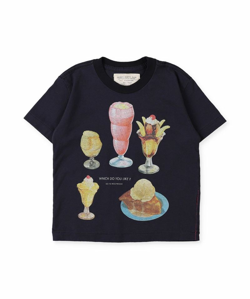 Go To Hollywood Vintage Tenjiku Sweets Riot T-shirt - Black - 100cm, 110cm, 120cm