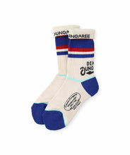 Load image into Gallery viewer, Denim Dungaree Tube Socks - Blue/Green/Red S (13-15cm) Only