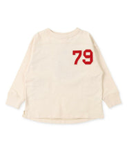 Load image into Gallery viewer, Denim Dungaree 79 Bulldog Patches LS T-shirt - 110cm, 120cm