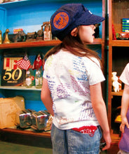 Load image into Gallery viewer, Denim Dungaree Polka Dot Patched Cap - M (54-56cm) Only