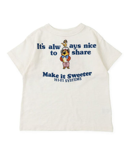 Denim Dungaree Make it Sweeter T-shirt - 100cm Last One