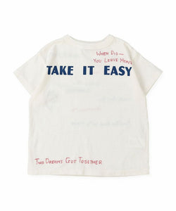 Denim Dungaree TAKE IT EASY T-shirt - 110cm, 120cm
