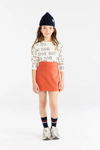 The Animals Observatory Fig Red Swan Skirt - 3Y, 4Y, 6Y, 8Y