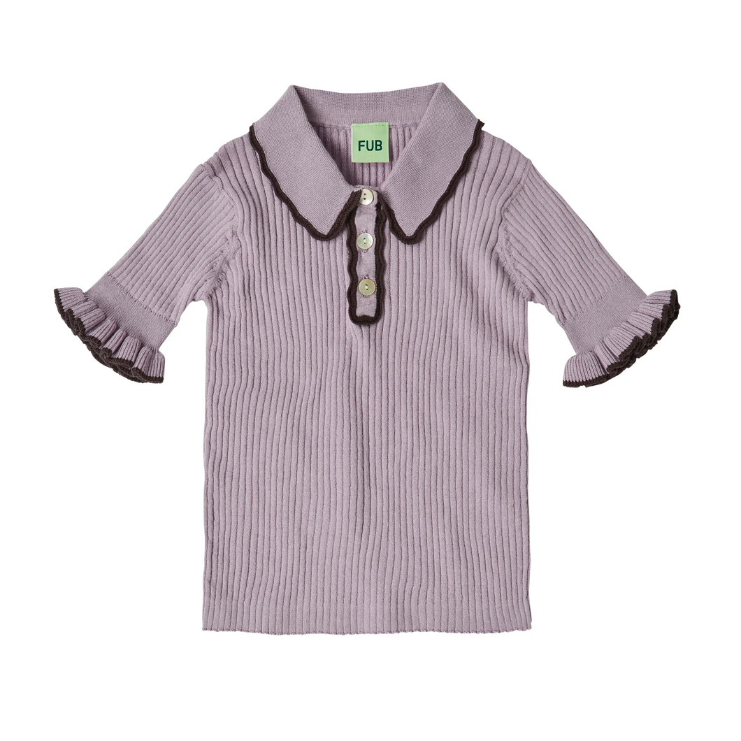 Fub Rib Polo - Heather - 110cm, 130cm