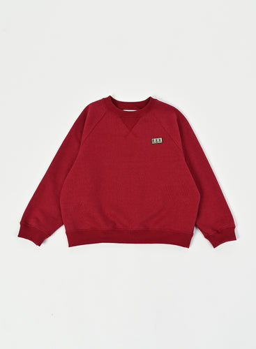 East End Highlanders Raglan Sweatshirt - Red - 120cm, 130cm, 140cm