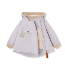 Load image into Gallery viewer, Mini A Ture Wai Spring Jacket - Purple Raindrops - 3Y, 4Y