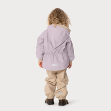 Load image into Gallery viewer, Mini A Ture Wai Fleece Lines Spring Jacket - Purple Raindrops - 4Y Last One