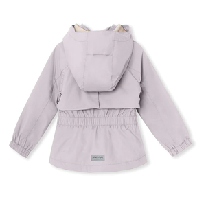 Mini A Ture Algea Fleece Lined Spring Jacket - Pearl Blue/Purple Raindrops/Ombre Blue - 4Y, 5Y