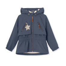 Load image into Gallery viewer, Mini A Ture Algea Fleece Lined Spring Jacket - Ombre Blue - 4Y Last One