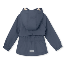 Load image into Gallery viewer, Mini A Ture Algea Fleece Lined Spring Jacket - Pearl Blue/Purple Raindrops/Ombre Blue - 4Y, 5Y