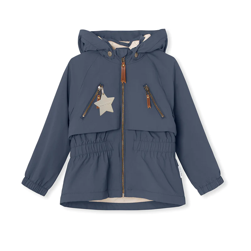 Mini A Ture Algea Fleece Lined Spring Jacket - Ombre Blue - 4Y Last One