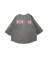 Load image into Gallery viewer, Denim Dungaree Vintage Cotton HELLO L/S Tee - 125cm, 135cm