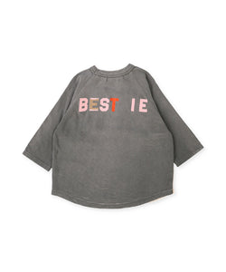 Denim Dungaree Vintage Cotton HELLO L/S Tee - 125cm, 135cm