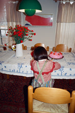 Load image into Gallery viewer, Misha&amp;Puff Scallop Yoke Cardigan - Prairie Rose - 3Y, 4Y, 5Y, 6Y