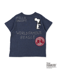 Load image into Gallery viewer, Denim Dungaree Snoopy Hello Tee - 120cm, 130cm