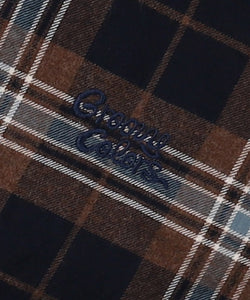 Groovy Colors Wool Plaid Band Collar GRAFFITI shirt - 125cm, 135cm