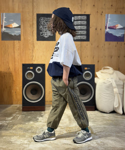 Groovy Colors Tusser Nylon Pants - Black/Khaki - 105cm, 135cm