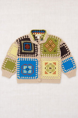 Misha&Puff Cross Stitch Crochet Jacket - 4Y, 6Y, 8Y