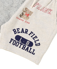 Load image into Gallery viewer, Denim Dungaree Football Sweatshorts - Crazy Grey - 120cm Last One