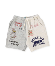 Load image into Gallery viewer, Denim Dungaree Football Sweatshorts - Crazy Grey - 120cm Last One