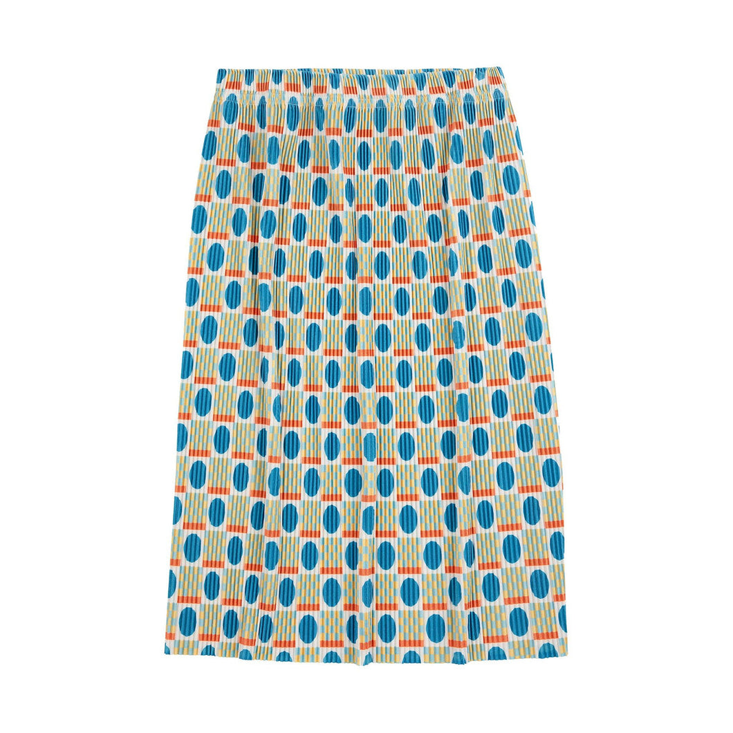 Bobo Choses Geometric Scacs over pencil pleated skirt - 2/3Y, 4/5Y, 6/7Y, 8/9Y