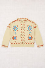 Load image into Gallery viewer, Misha&amp;Puff Cross Stitch Bjorn Cardigan - 3Y, 4Y, 5Y, 6Y, 8Y