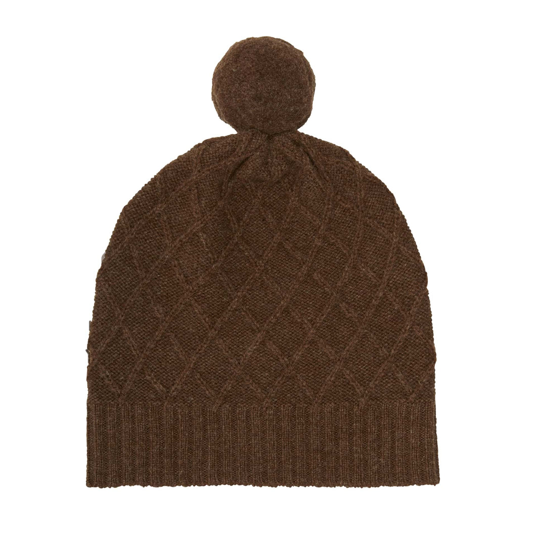 Fub Lambswool Hat - Amber - 90/100cm, 100/120cm