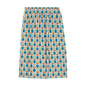 Bobo Choses Geometric Scacs over pencil pleated skirt - 2/3Y, 4/5Y, 6/7Y, 8/9Y
