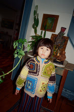 Load image into Gallery viewer, Misha&amp;Puff Cross Stitch Crochet Jacket - 4Y, 6Y, 8Y