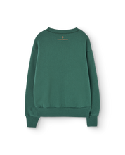 Load image into Gallery viewer, The Animals Observatory Love Green Bear Sweatshirt - 3Y, 4Y, 6Y, 8Y