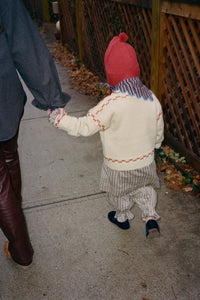 Misha&Puff Cross Stitch Bjorn Cardigan - 3Y, 4Y, 5Y, 6Y, 8Y