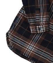 Load image into Gallery viewer, Groovy Colors Wool Plaid Band Collar GRAFFITI shirt - 125cm, 135cm