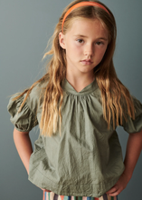 Load image into Gallery viewer, Caramel Chicory Blouse - Sage - 3Y, 4Y, 6Y