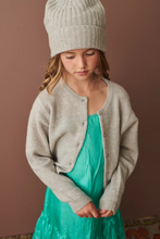 Load image into Gallery viewer, Caramel Rosa Cashmere Cardigan - Stone - 6Y Last One