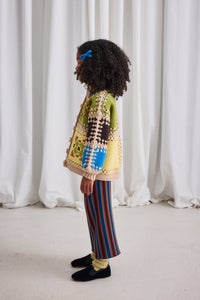 Misha&Puff Cross Stitch Crochet Jacket - 4Y, 6Y, 8Y