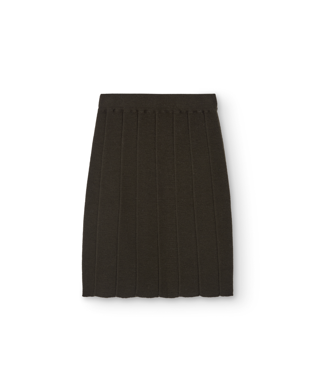 The Animals Observatory Dark Olive Lynx Knit Skirt - 4Y, 6Y, 8Y