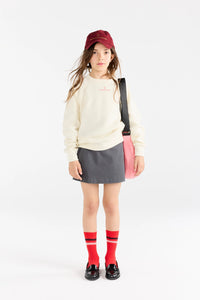 The Animals Observatory Dark Grey Swan Skirt - 4Y, 6Y, 8Y