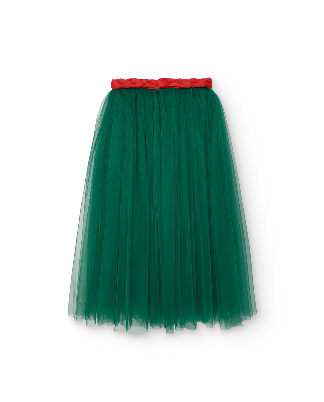 The Animals Observatory Green Blowfish Maxi Skirt - 6Y, 8Y, 10Y
