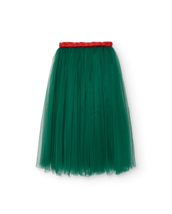 The Animals Observatory Green Blowfish Maxi Skirt - 6Y, 8Y, 10Y