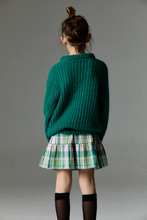 Load image into Gallery viewer, The New Society Greenland Skirt - Garden Tartan - 3Y, 4Y, 6Y, 8Y